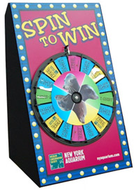 Large Spin and Win Prize Wheels 